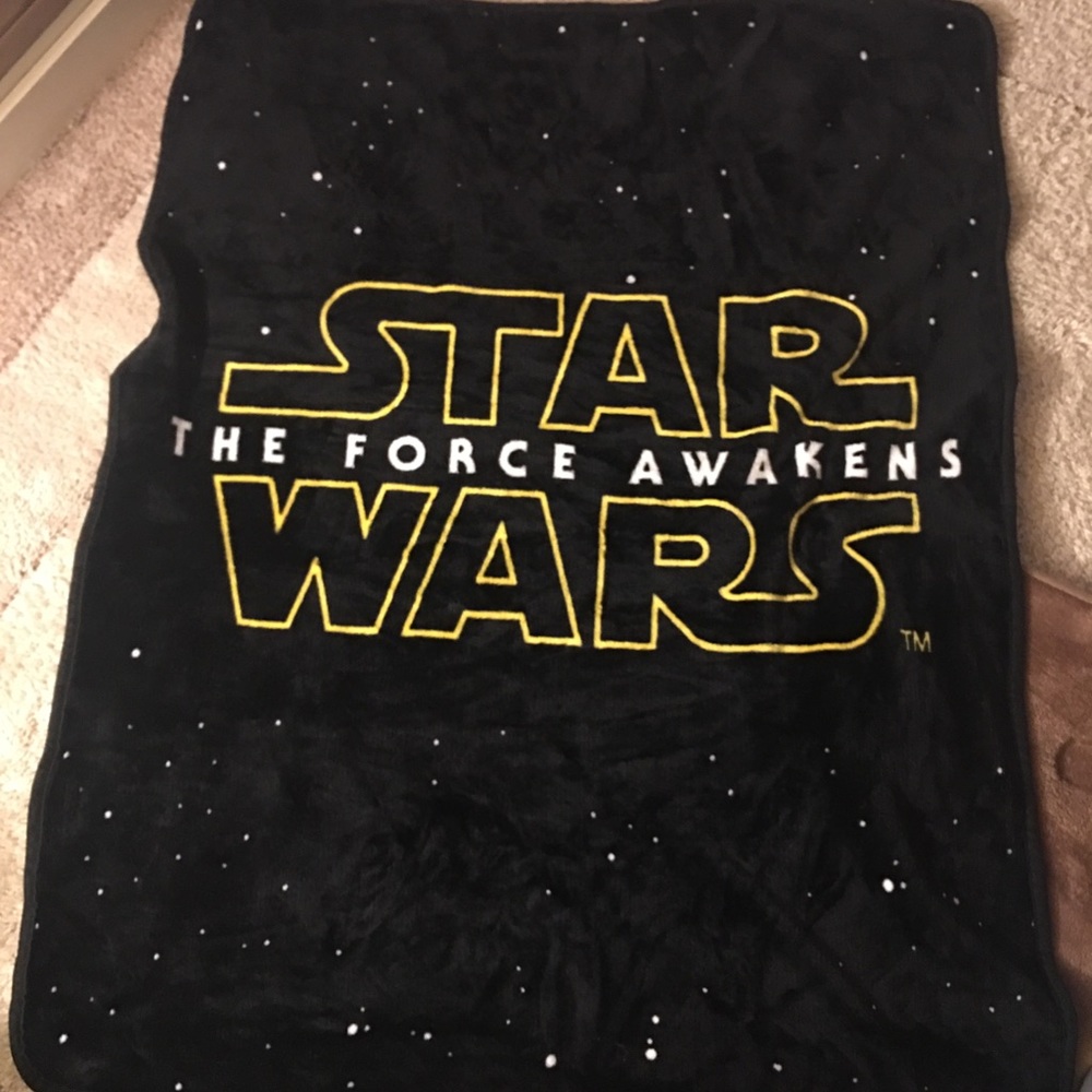 Star Wars plush throw blanket
